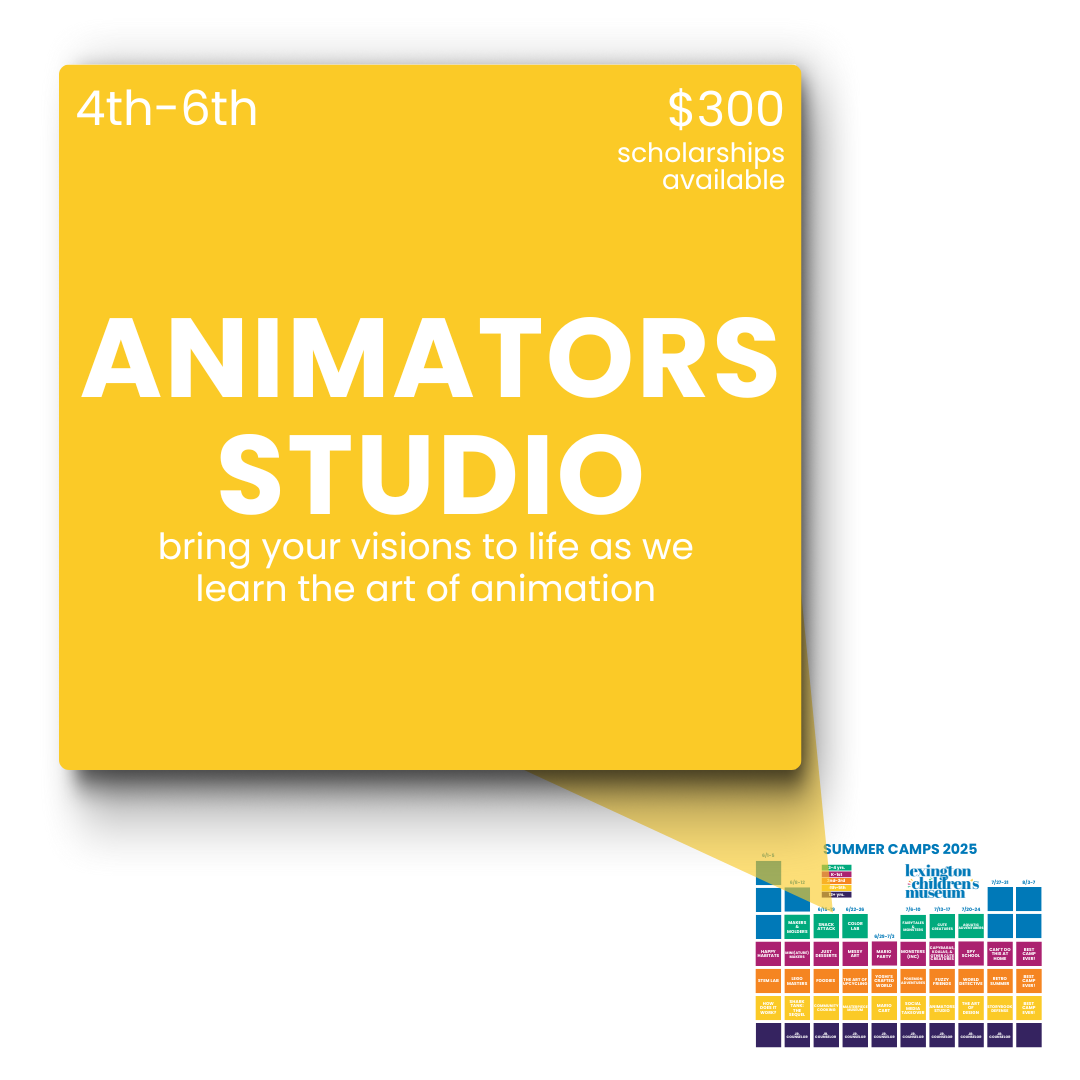 July 13 - 17: animators' studio (4-6) - logo